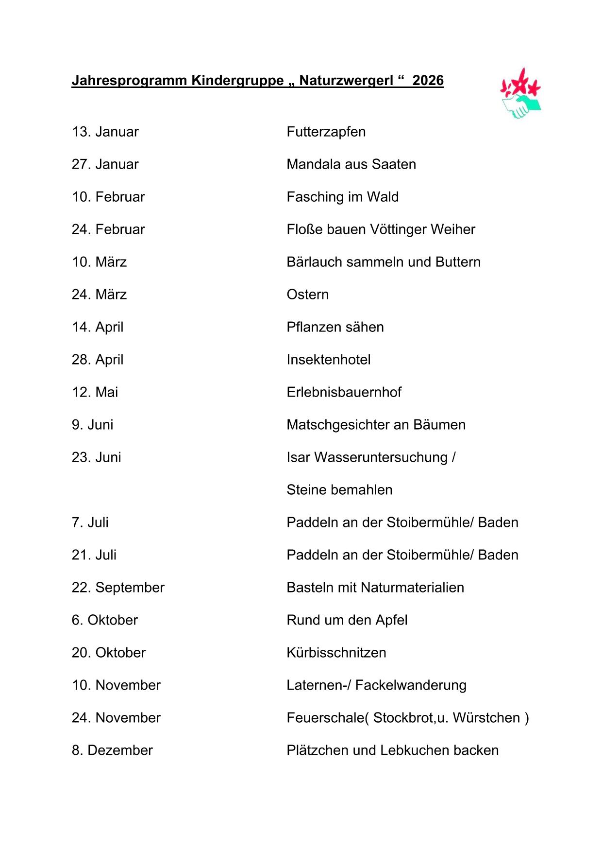 Kindergruppe Naturzwergerl